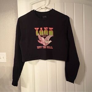 Vans Black Long Sleeve Tee with Graphic